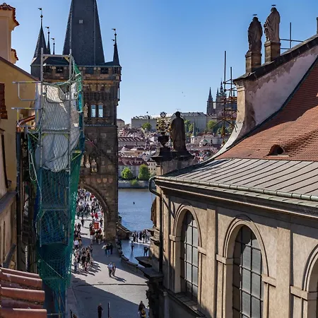 Old Town Rooftop On Karlova Near Charles Bridge 아파트 프라하